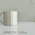 Tritone Grey Frontier Tea Cup Set of 6 - The Earth Store - Cup Sets